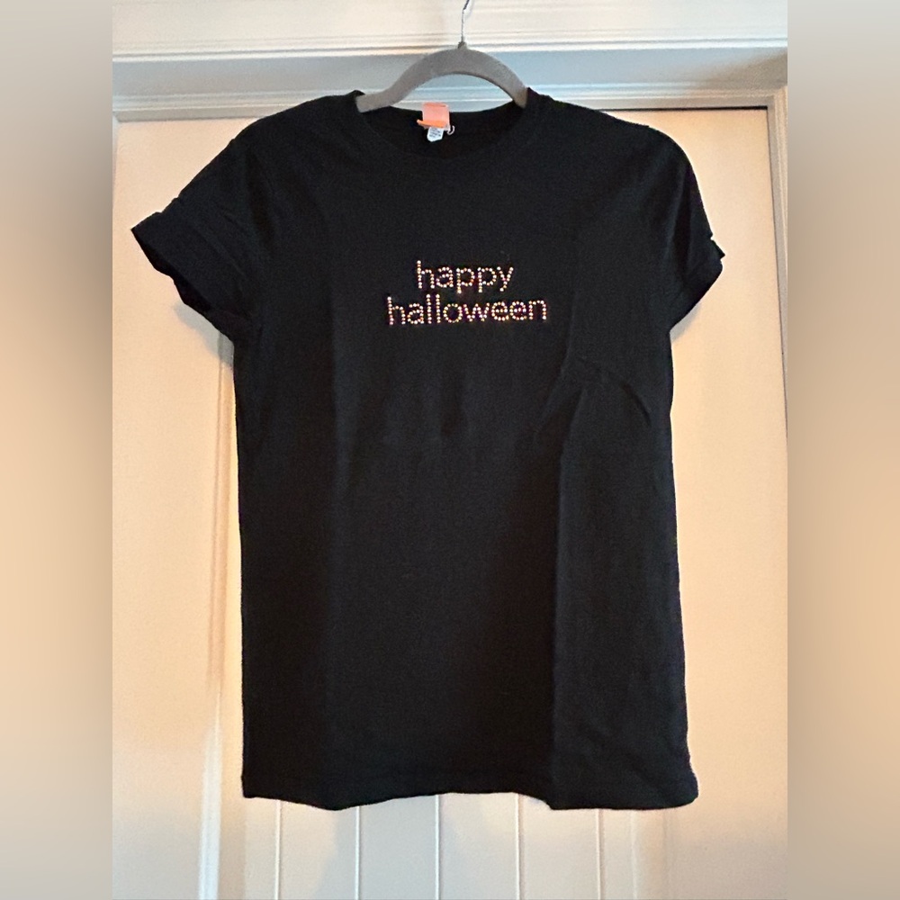Black Happy Halloween Woman’s  T-Shirt